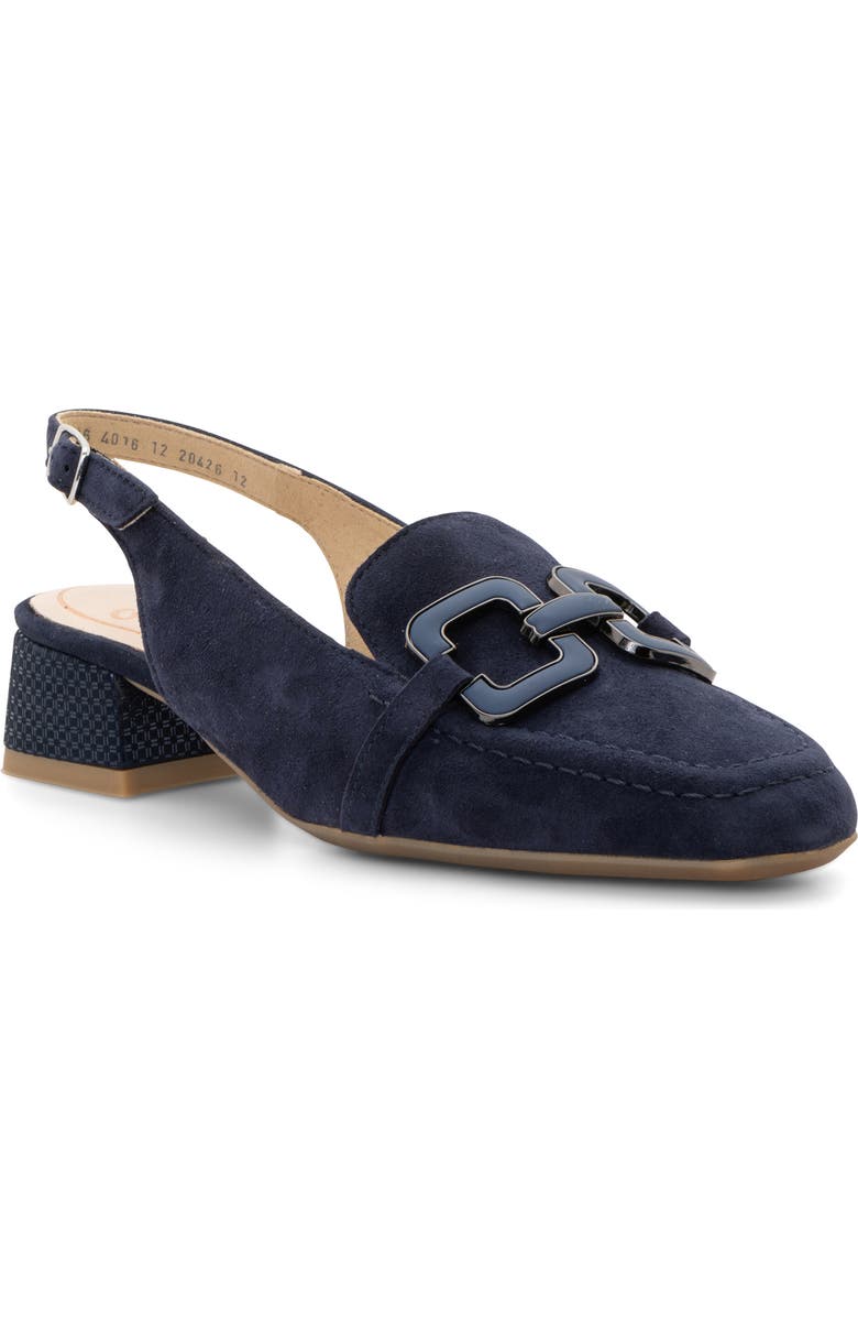 ara Granada Slingback Pump, Main, color, Midnight Blue