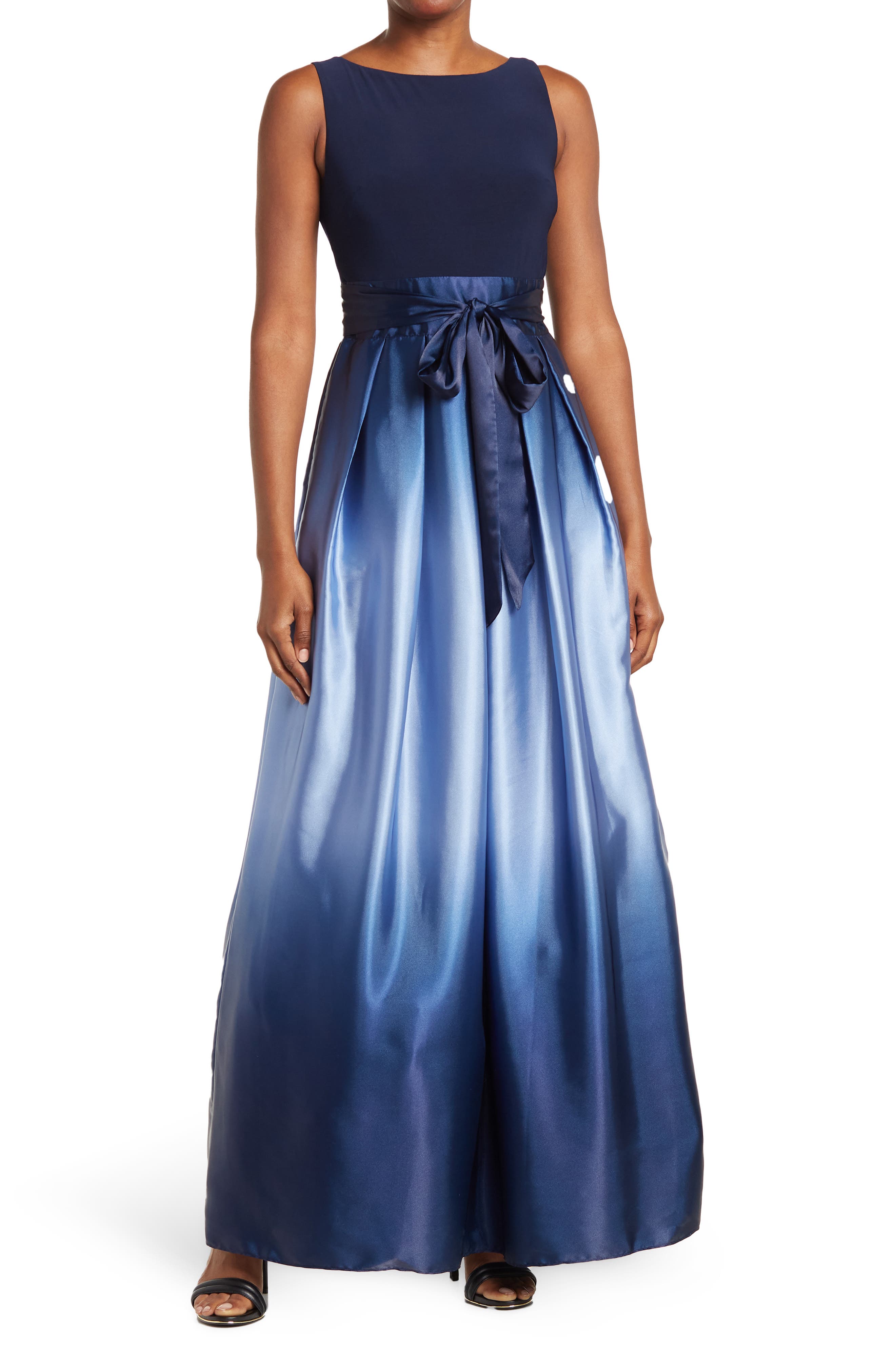 Ombre Satin Woven Gown - image 3