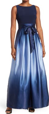 SL FASHIONS Ombrè Satin Woven Gown