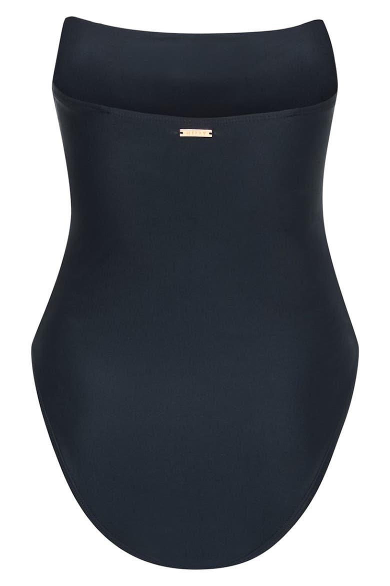 Tropical Flame One-Piece Swimsuit, Alternate, color, BLACK/ RED/ WHITE