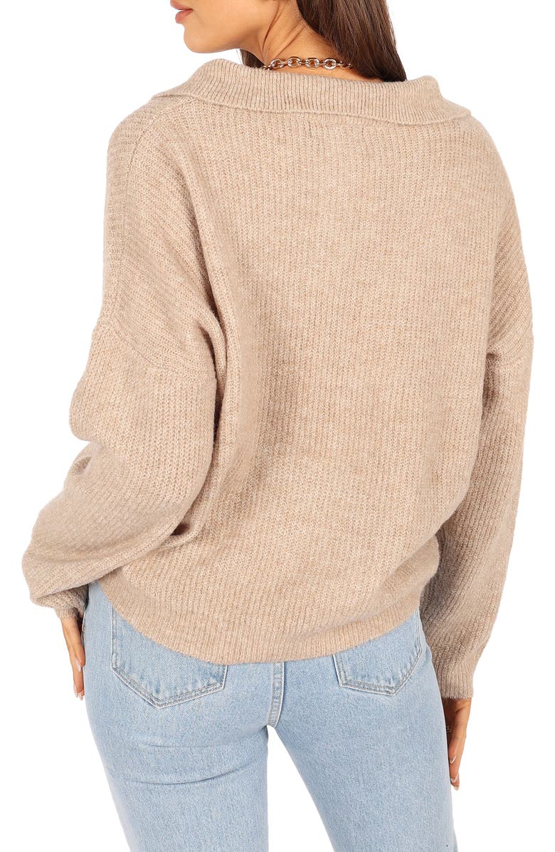 Petal & Pup Shay Oversized Sweater, Alternate, color, Beige