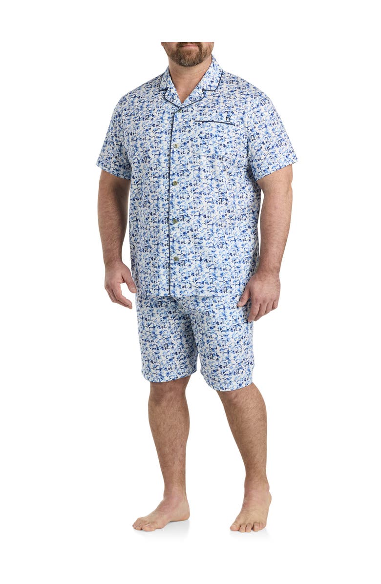 Robert Graham DXL Big & Tall  Paisley Pajama Top, Alternate, color, Blue Paisley