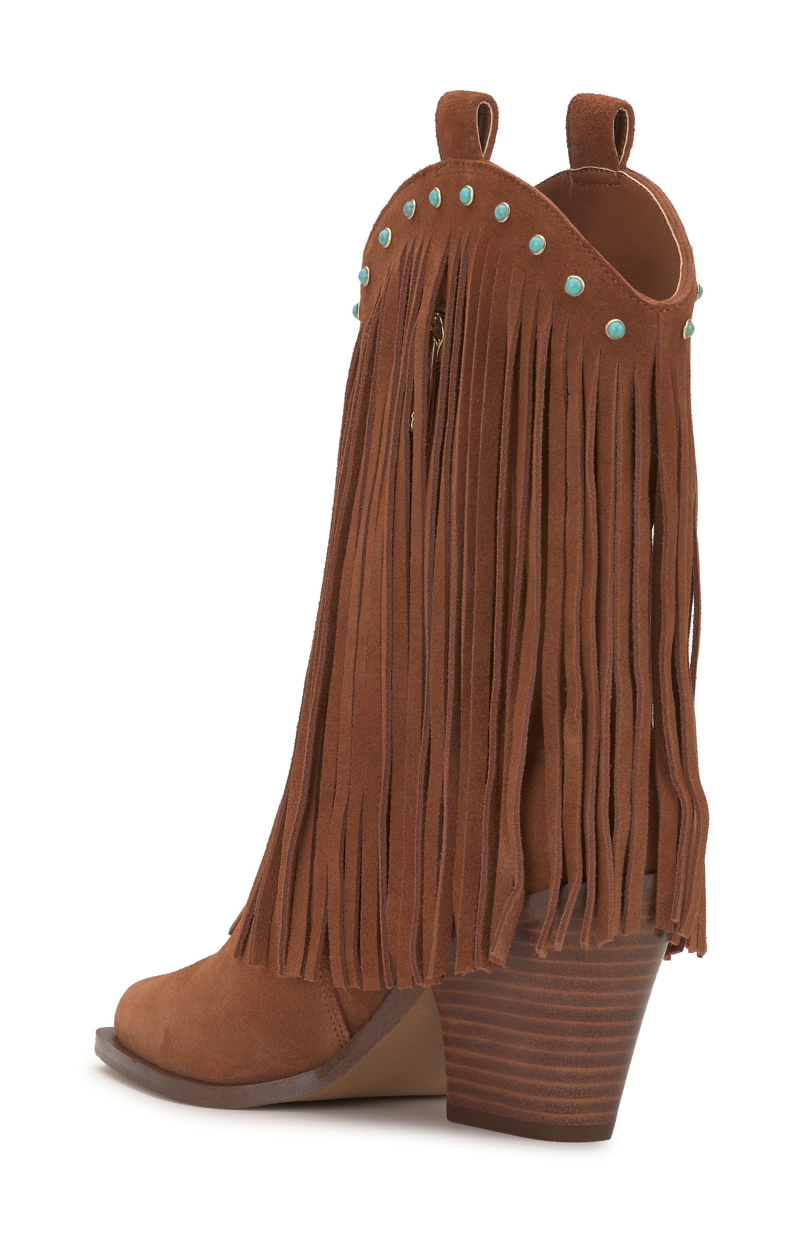 Jessica Simpson Paredisa Fringe Western Boot, Alternate, color, 