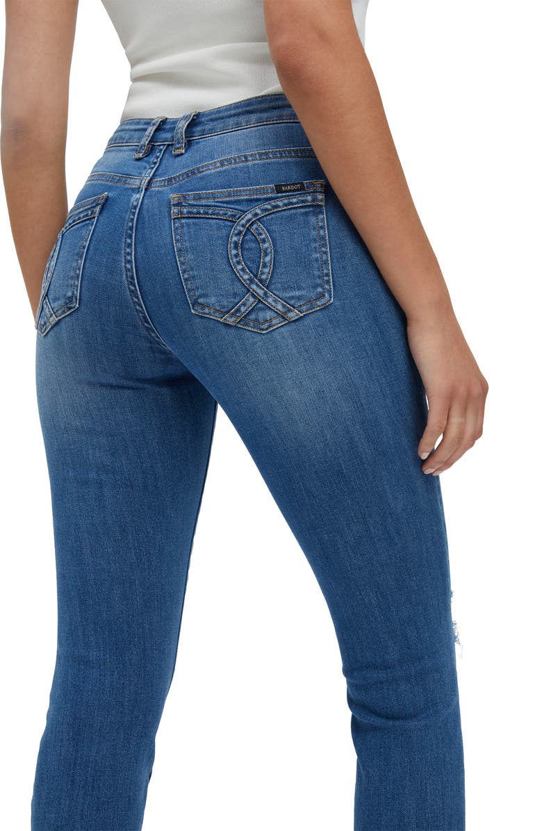 Bardot Kate Ripped Skinny Jeans, Alternate, color, 