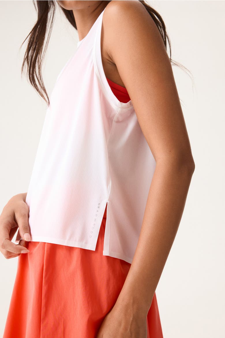 Sports Vest Top With Coolmove, Alternate, color, White