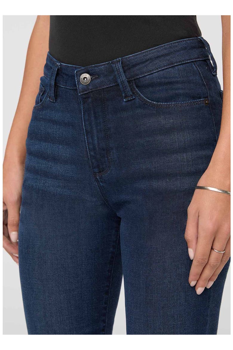 No Sweat Denim High Rise Slim Straight, Alternate, color, Worn-Rinse
