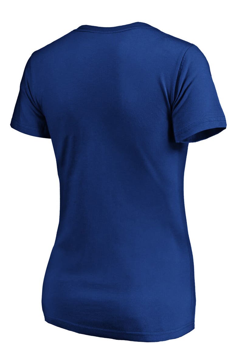 FANATICS Women's Fanatics Branded Royal New York Giants Primary Logo V-Neck T-Shirt, Alternate, color, 