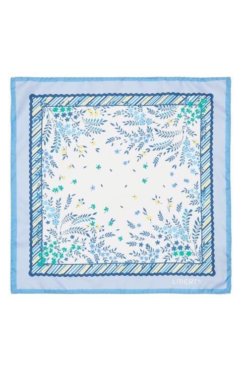 Hope Spring Silk Square Scarf