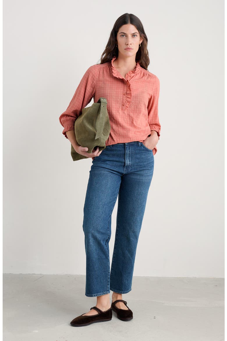 Feather Star Top, Alternate, color, DUSTY ROSE