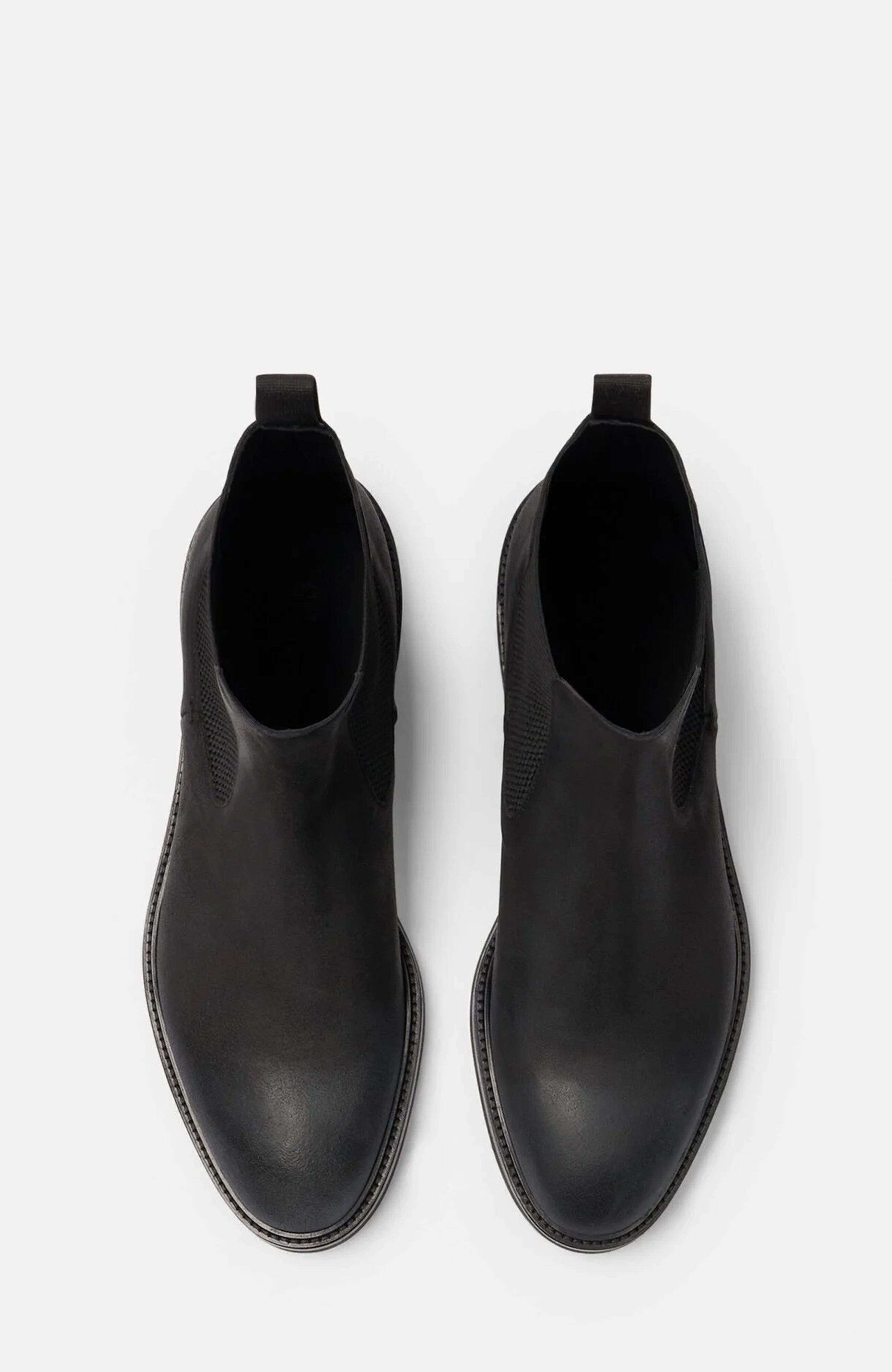 SCAROSSO Hunter Chelsea Boots, Alternate, color, Black Suede