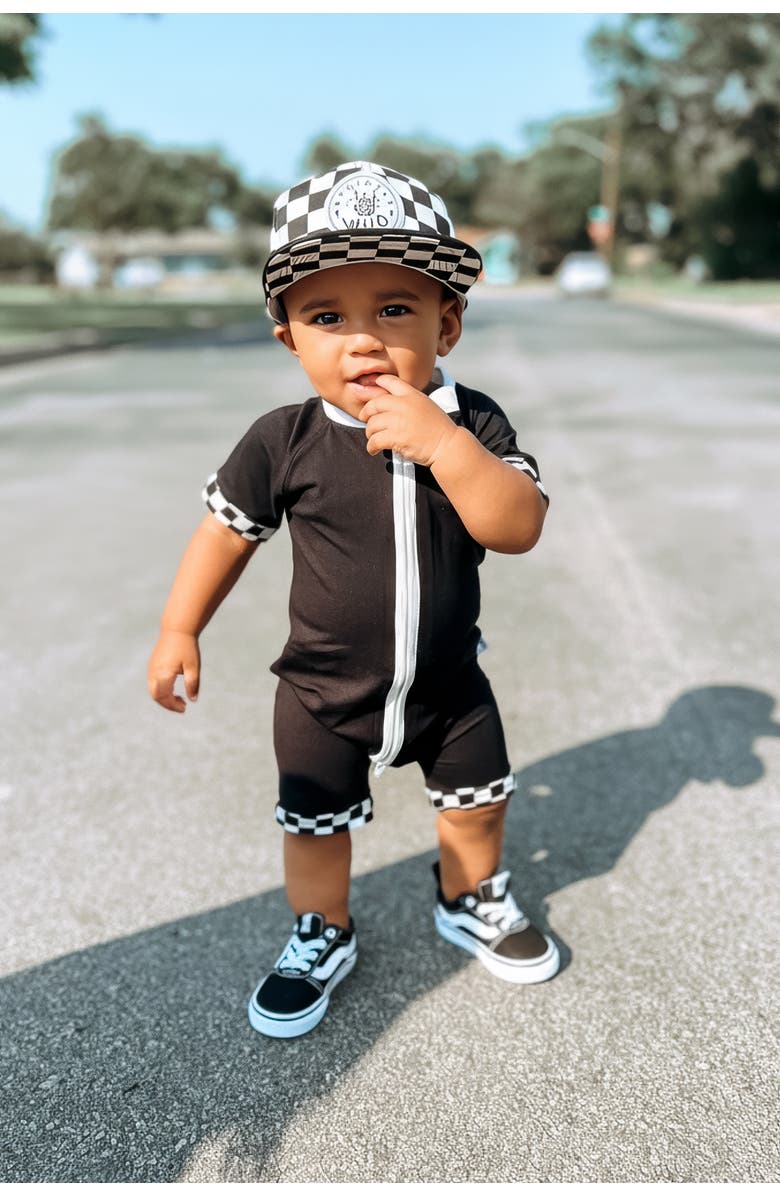 Fletch Checked Out Shorties, Alternate, color, Black White Checker