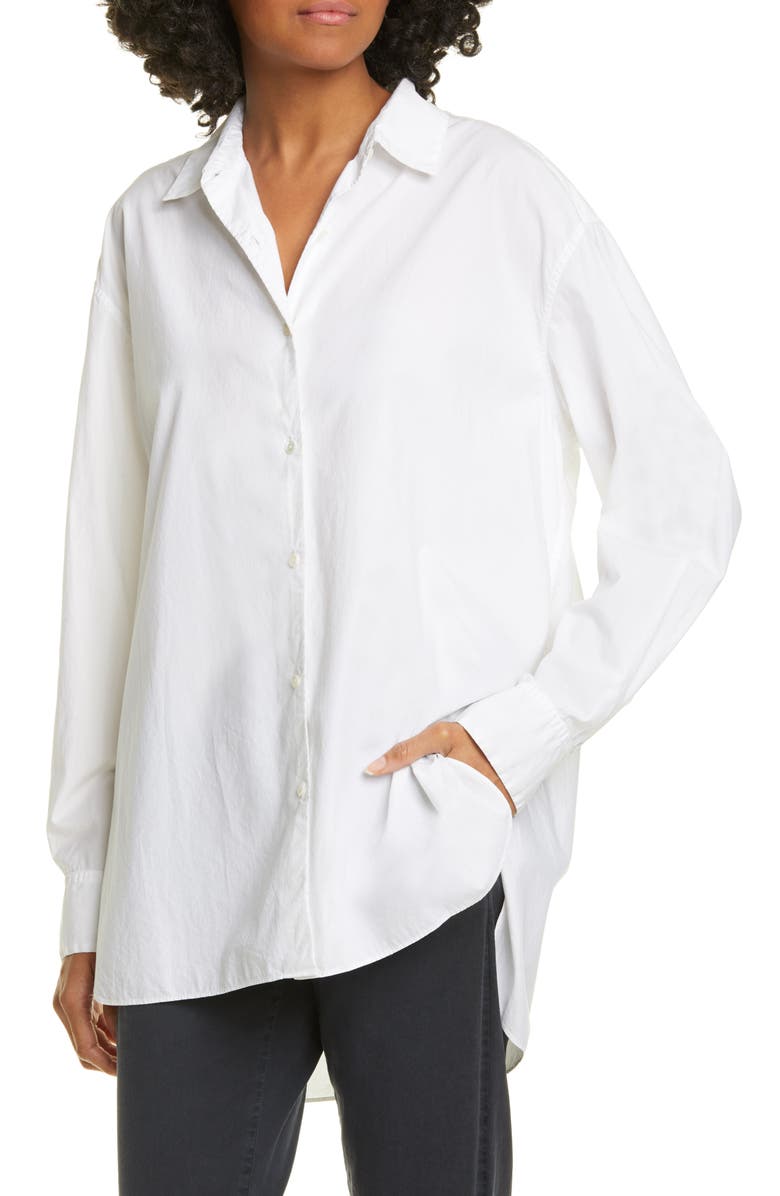 Nili Lotan NL Cotton Shirt, Alternate, color,