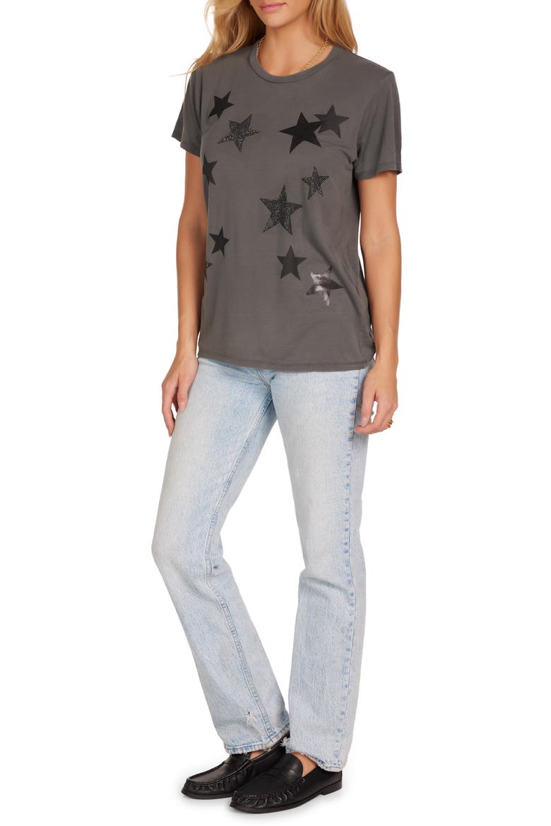 Wolf Black Crystal Multi Stars Top, Alternate, color, Pigment Black