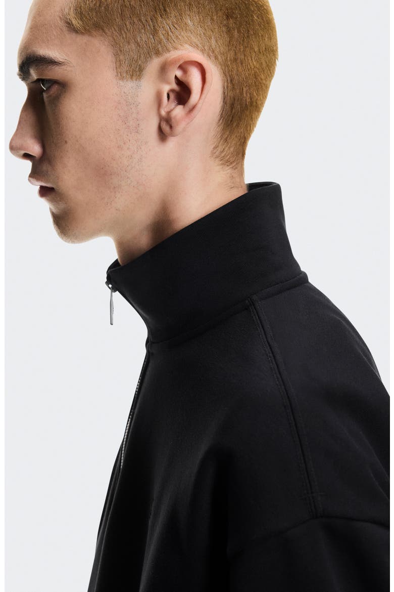 Club Collective Quarter Zip, Alternate, color, BLACK