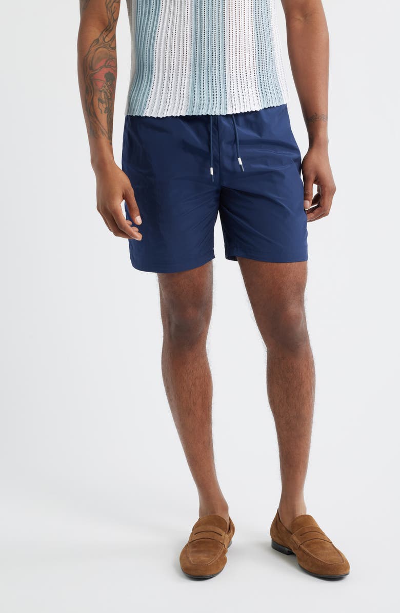 KROST Port Nylon Track Shorts, Main, color, 