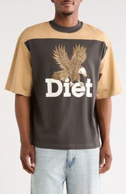 DIET STARTS MONDAY Eagle Yoke T-Shirt
