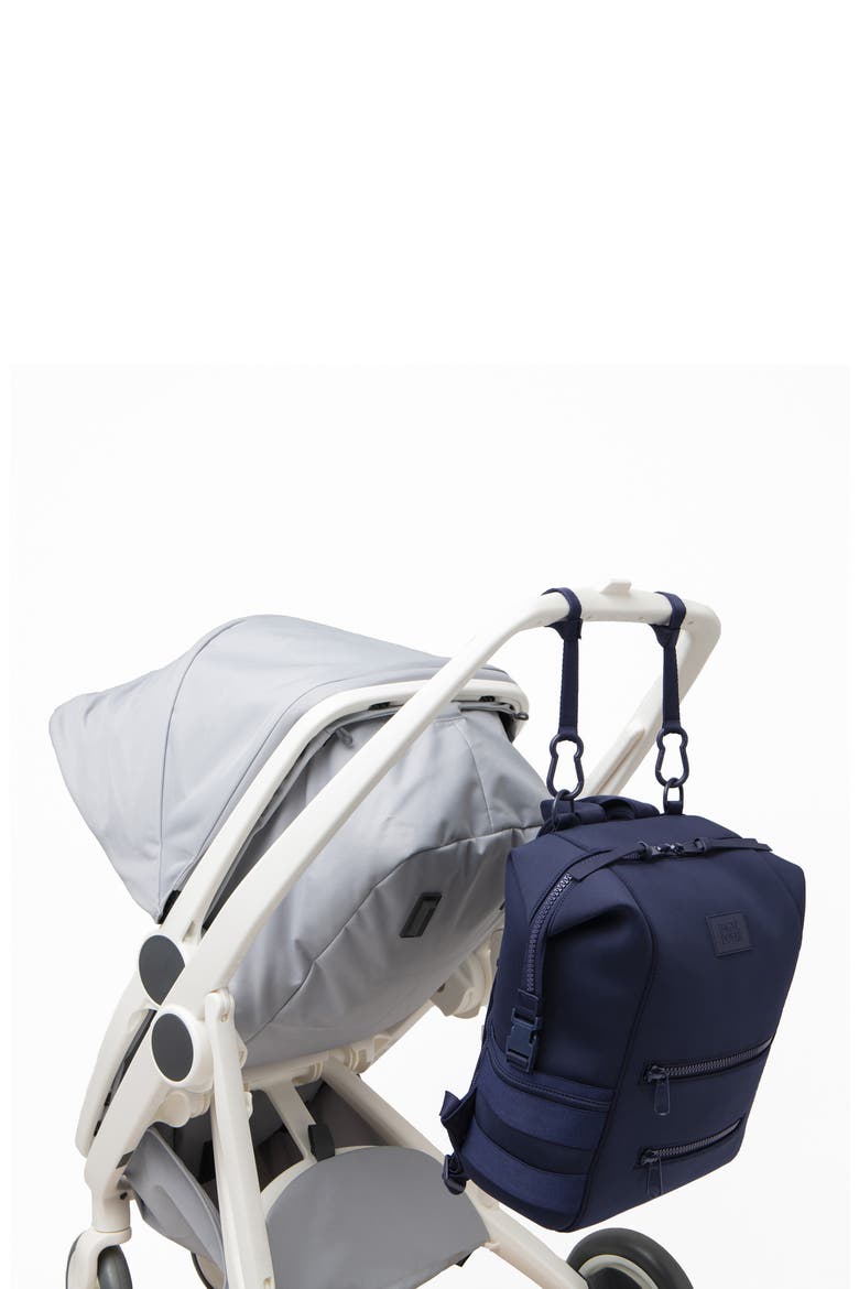 Large Indi Diaper Backpack, Alternate, color, STORM