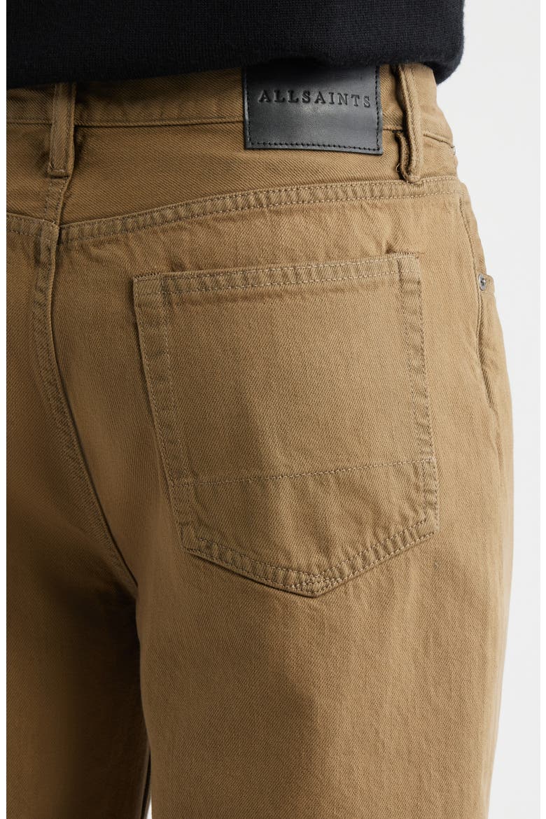 Lenny Straight Leg Jeans, Alternate, color, KHAKI BROWN