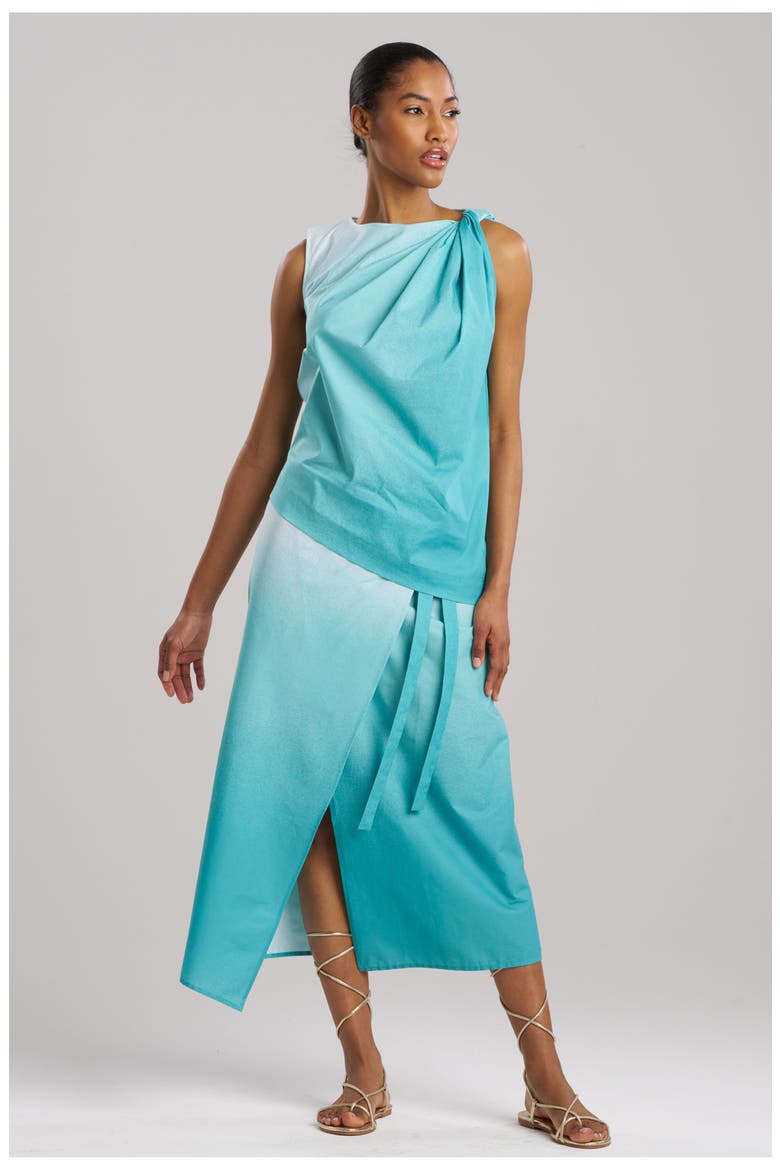 AKARI Origami Top, Main, color, LIGHT BLUE