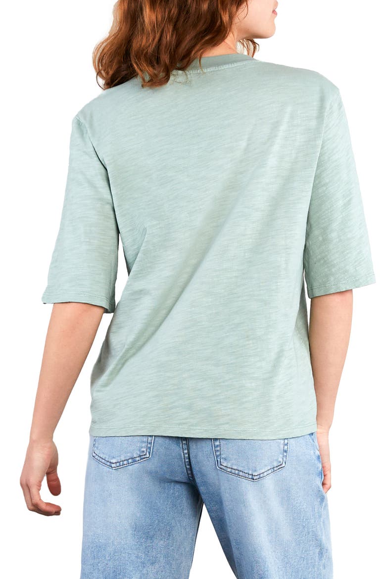 Hig Hug Crewneck T-Shirt, Alternate, color, SAGE
