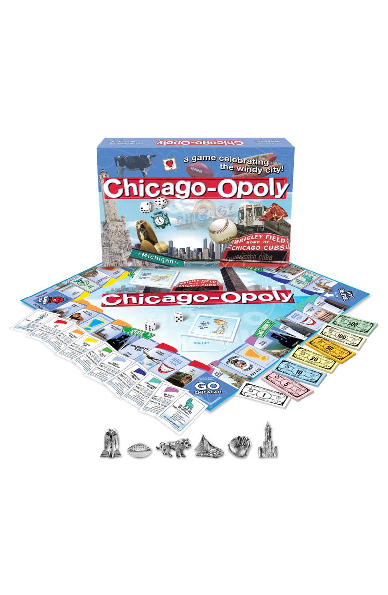 Late for the Sky Chicagoopoly Monopoly Board Game, Main, color, 