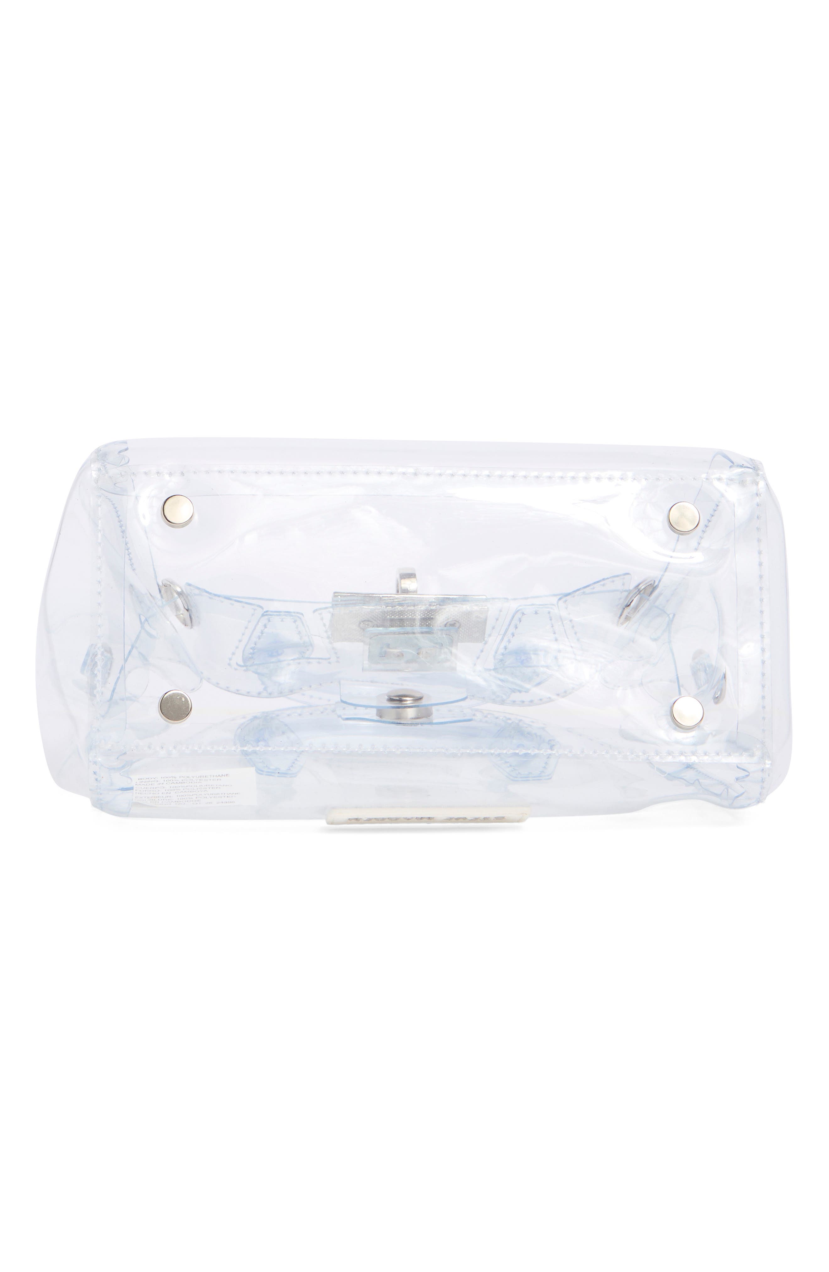 Gummy Mini Clear Jelly Tote, Alternate, color, CLEAR
