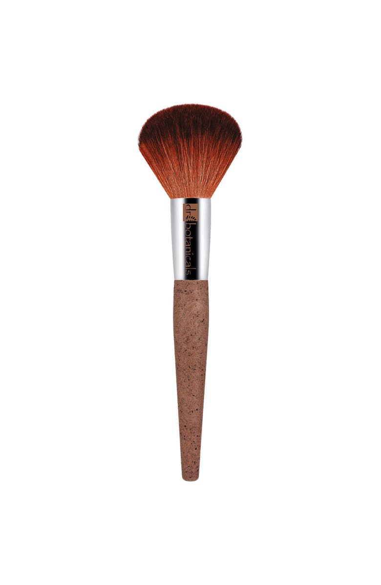 DR BOTANICALS Coffee Ground Powder Brush, Main, color, White