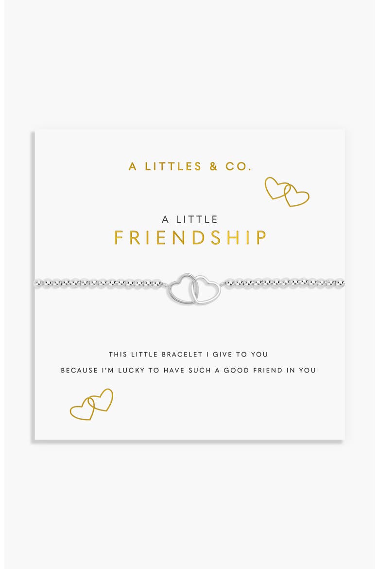 A Little 'Friendship' Bracelet, Main, color, Silver Plated
