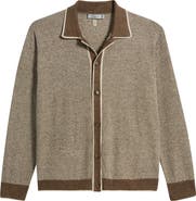 Canali Linen Blend Cardigan