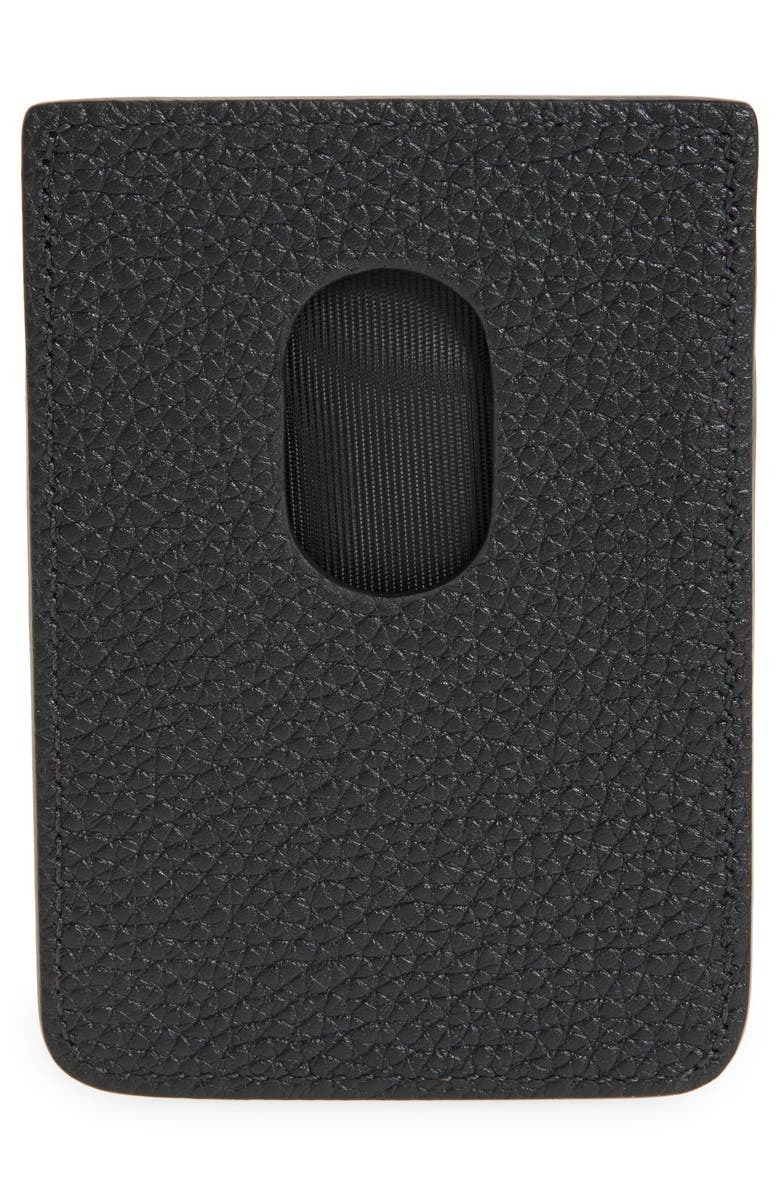 TOM FORD Soft Grain MagSafe Leather Card Case, Alternate, color, 1N001 Black