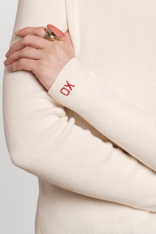 Frances Valentine Marie Sweater Long Sleeve In Animal Print