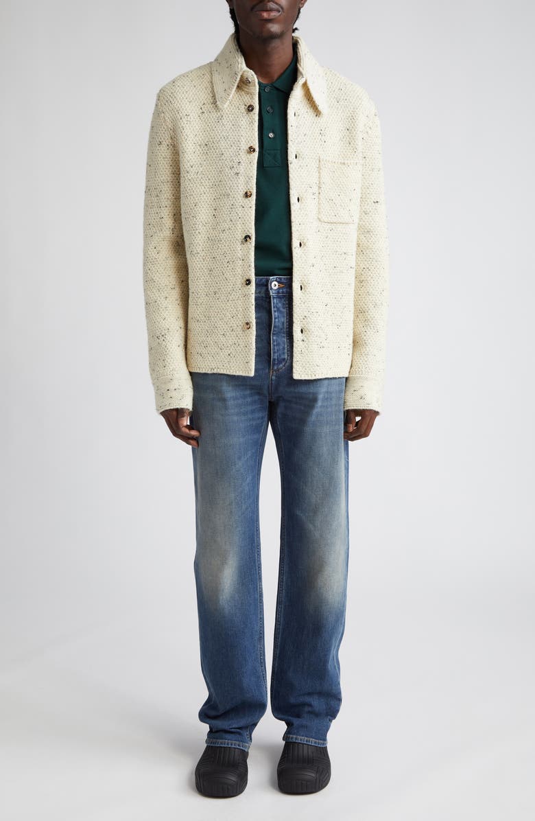 Bottega Veneta Slim Fit Stretch Denim Straight Leg Jeans, Alternate, color, 