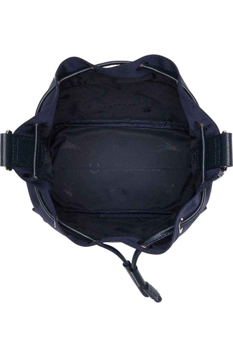 Longchamp Small Le Pliage Neoprene Bucket Bag, Alternate, color, Navy