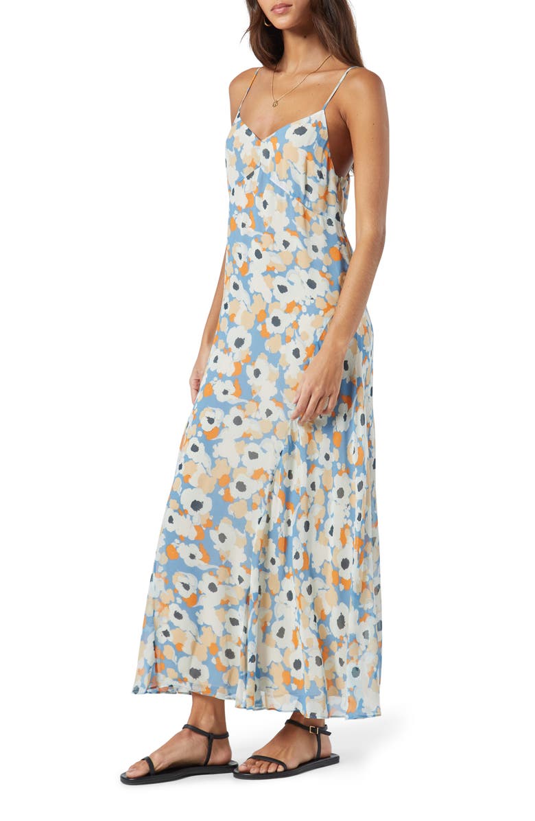 Joie Markus Floral Silk Maxi Dress, Alternate, color,