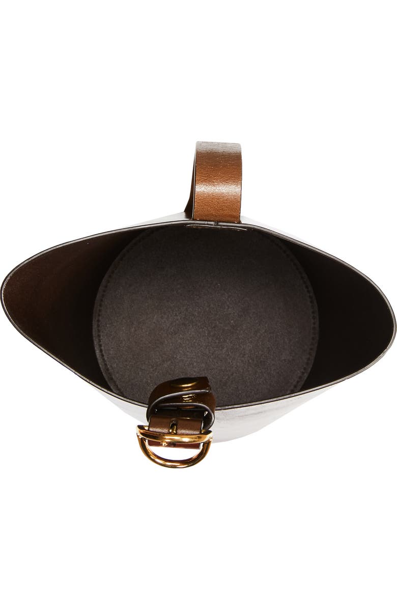 TRADEMARK Small Leather Bucket Bag, Alternate, color,