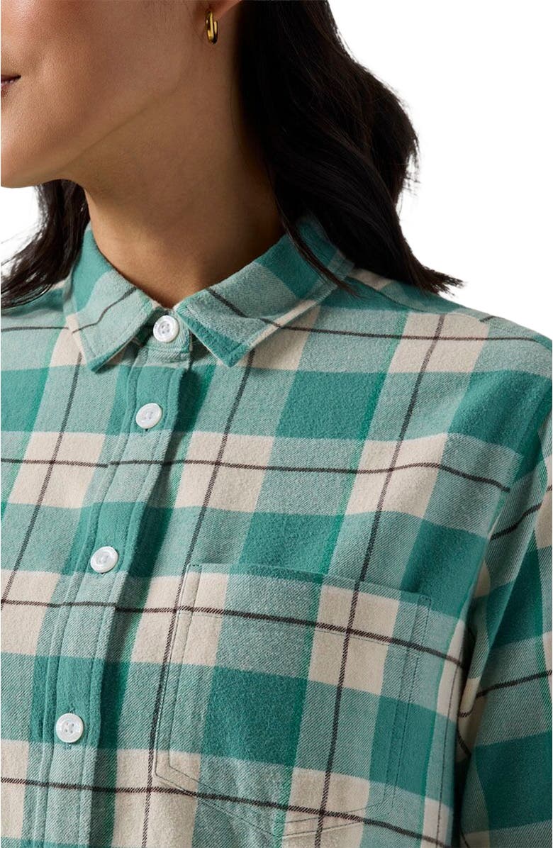 Backcountry Venture Classic Flannel Shirt - Women's, Alternate, color, Egret Drifter Plaid