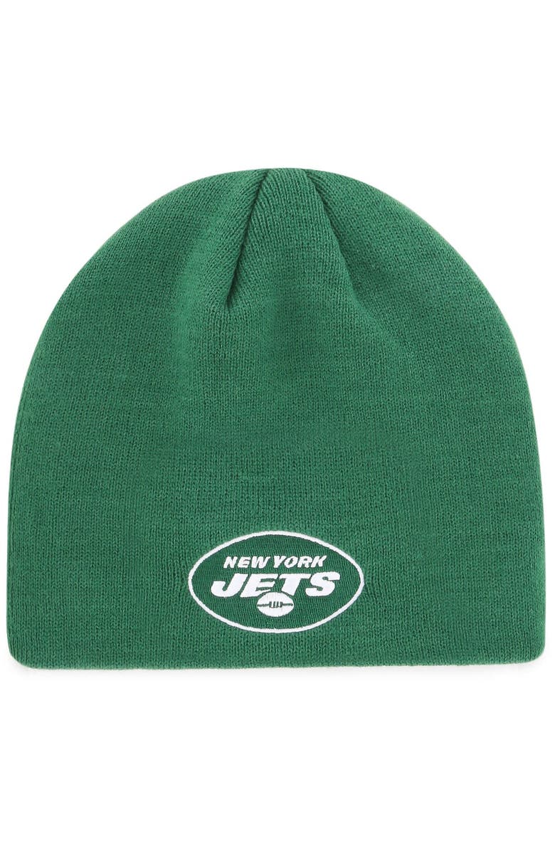 '47 Men's '47 Green New York Jets Primary Logo Knit Beanie, Main, color, Green