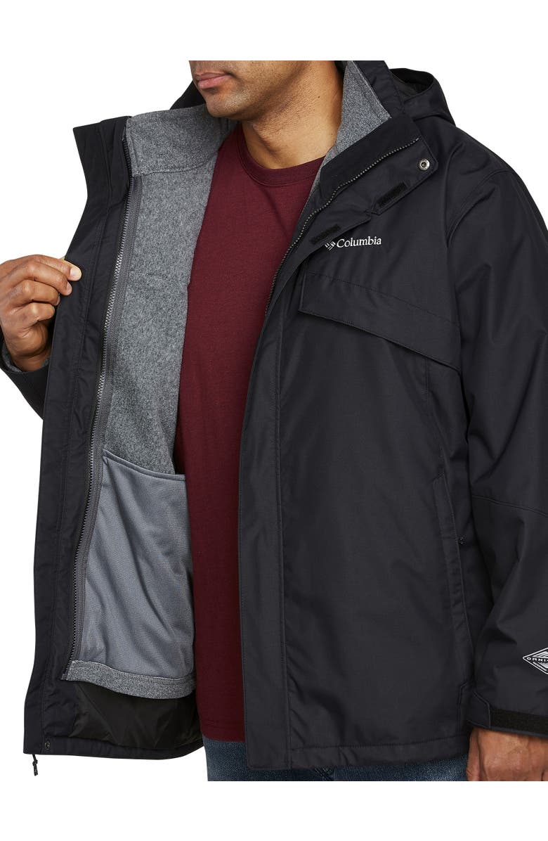 Columbia Big & Tall Omni-Tech 3-in-1 Bugaboo Jacket, Alternate, color, Black