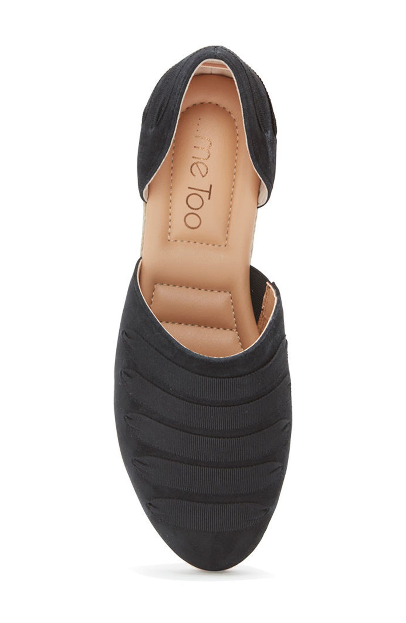 Netta Espadrille Wedge, Alternate, color, BLACK SUEDE