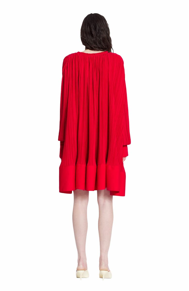 Lanvin FLARED PLEATED DRESS, Alternate, color, 