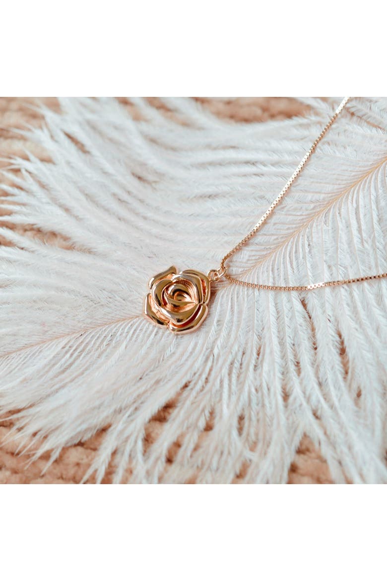 Mystic Rose Adjustable Necklace, Alternate, color, Rose