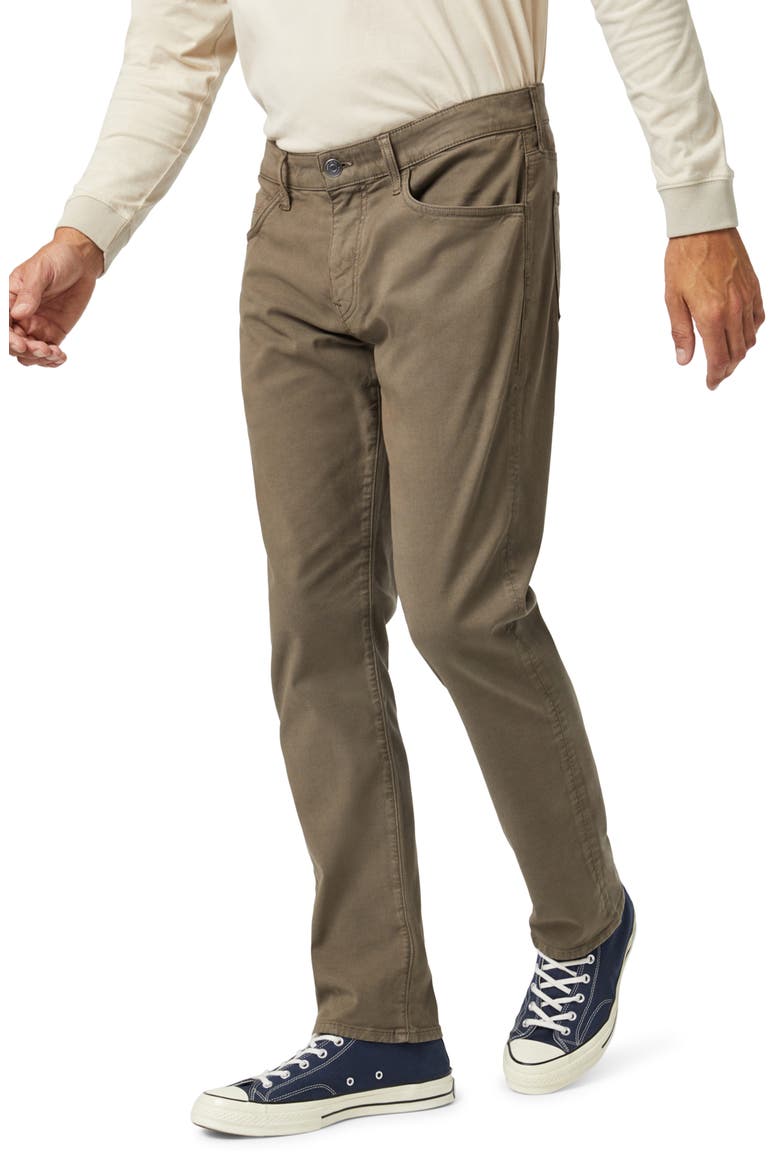 Marcus Slim Straight Leg Five-Pocket Pants, Alternate, color, CANTEEN LUXE TWILL