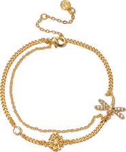 LA MENO Garden Whisper Daisy Bloom Double Necklace
