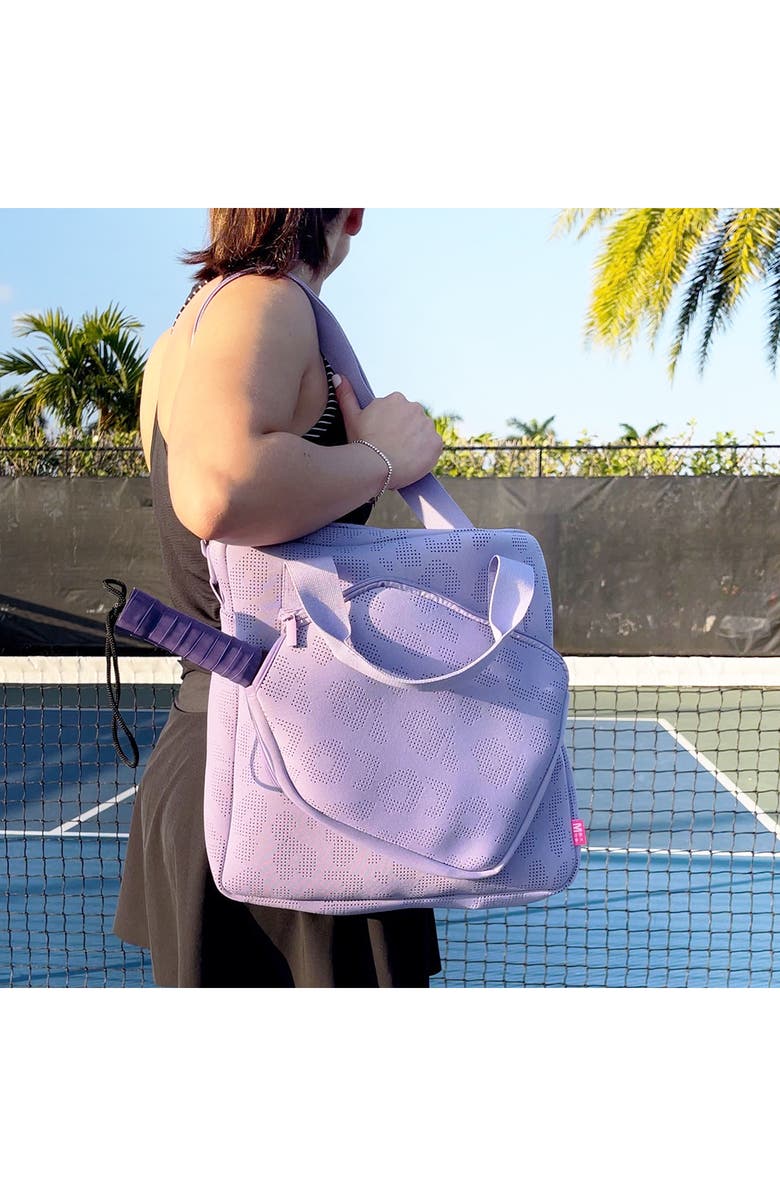 MYTAGALONGS Coco Quilted Bag & Pickleball Set, Alternate, color, Black