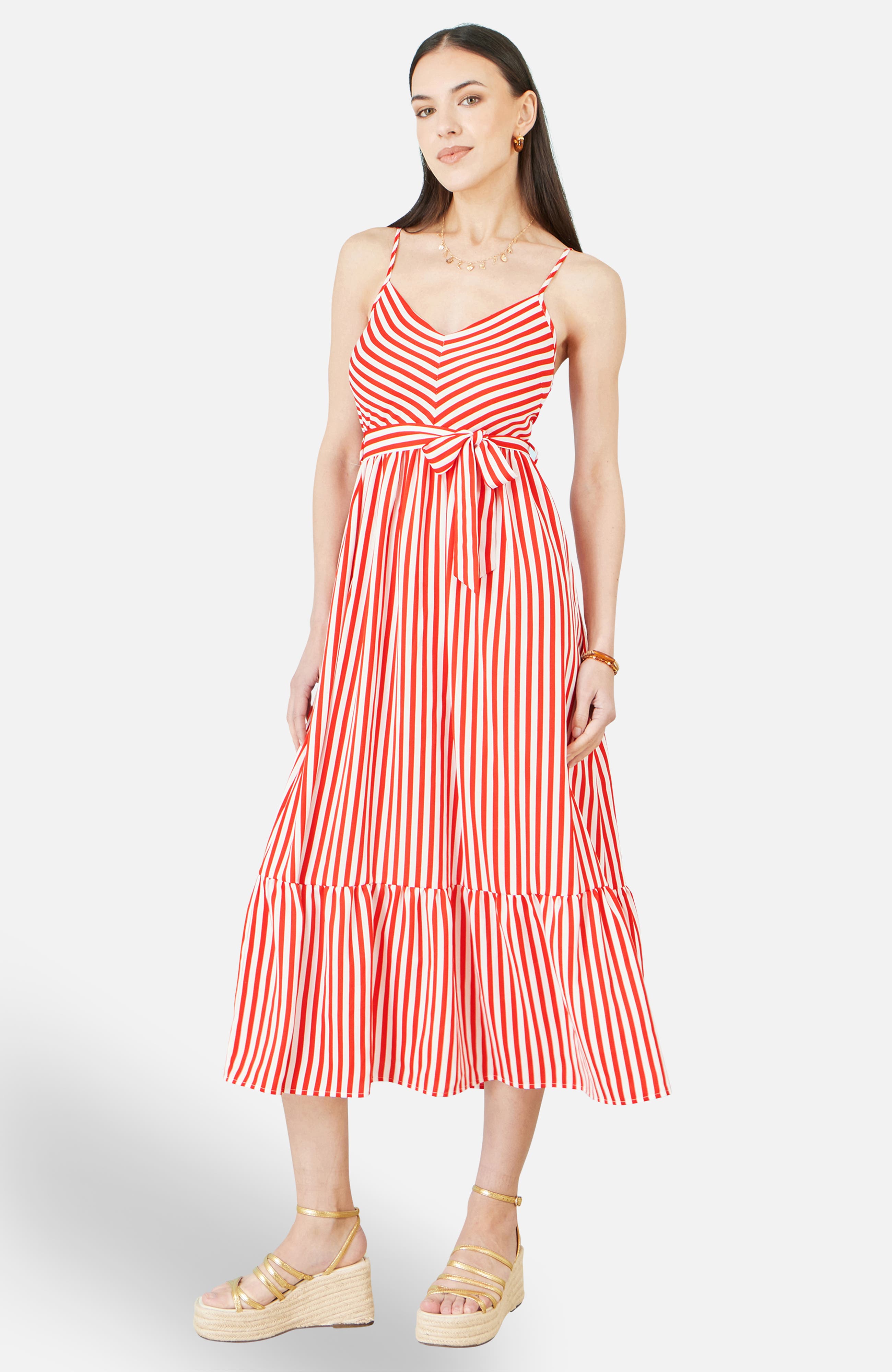 Stripe Midi Sun Dress - image 3