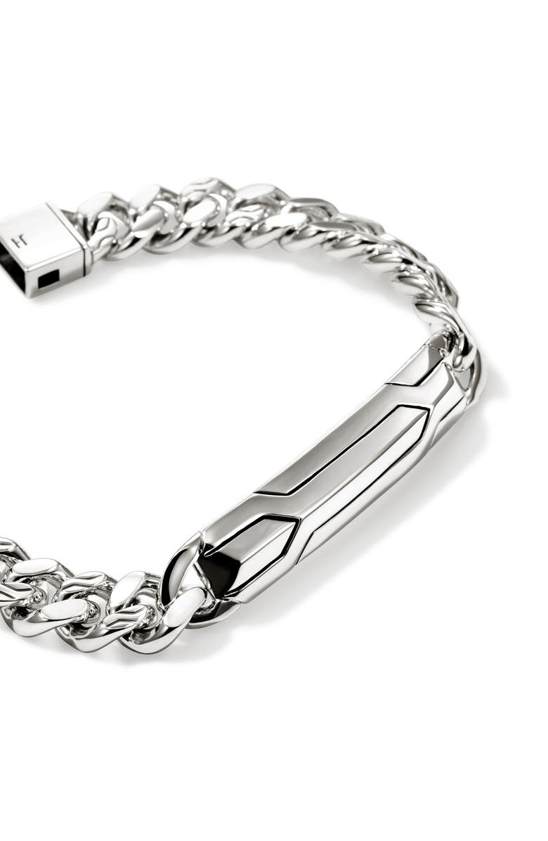 John Hardy Icon 50 Sterling Silver Bracelet, 11mm, Alternate, color, Silver