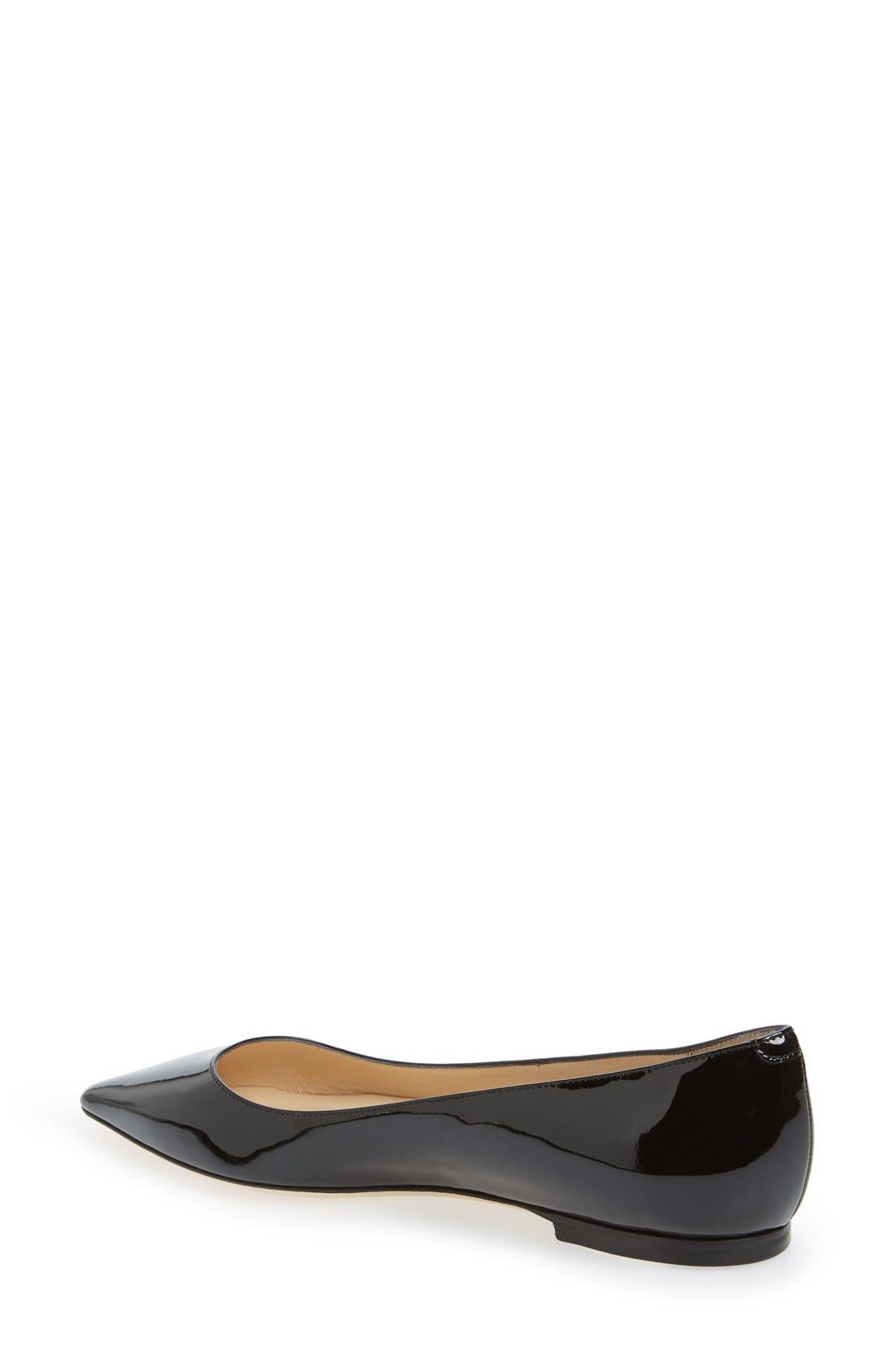 Jimmy Choo 'Romy' Pointy Toe Flat, Alternate, color, 