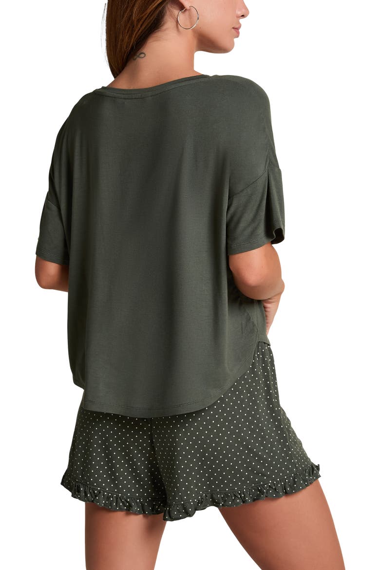 Jersey Pyjama Set, Alternate, color, Green