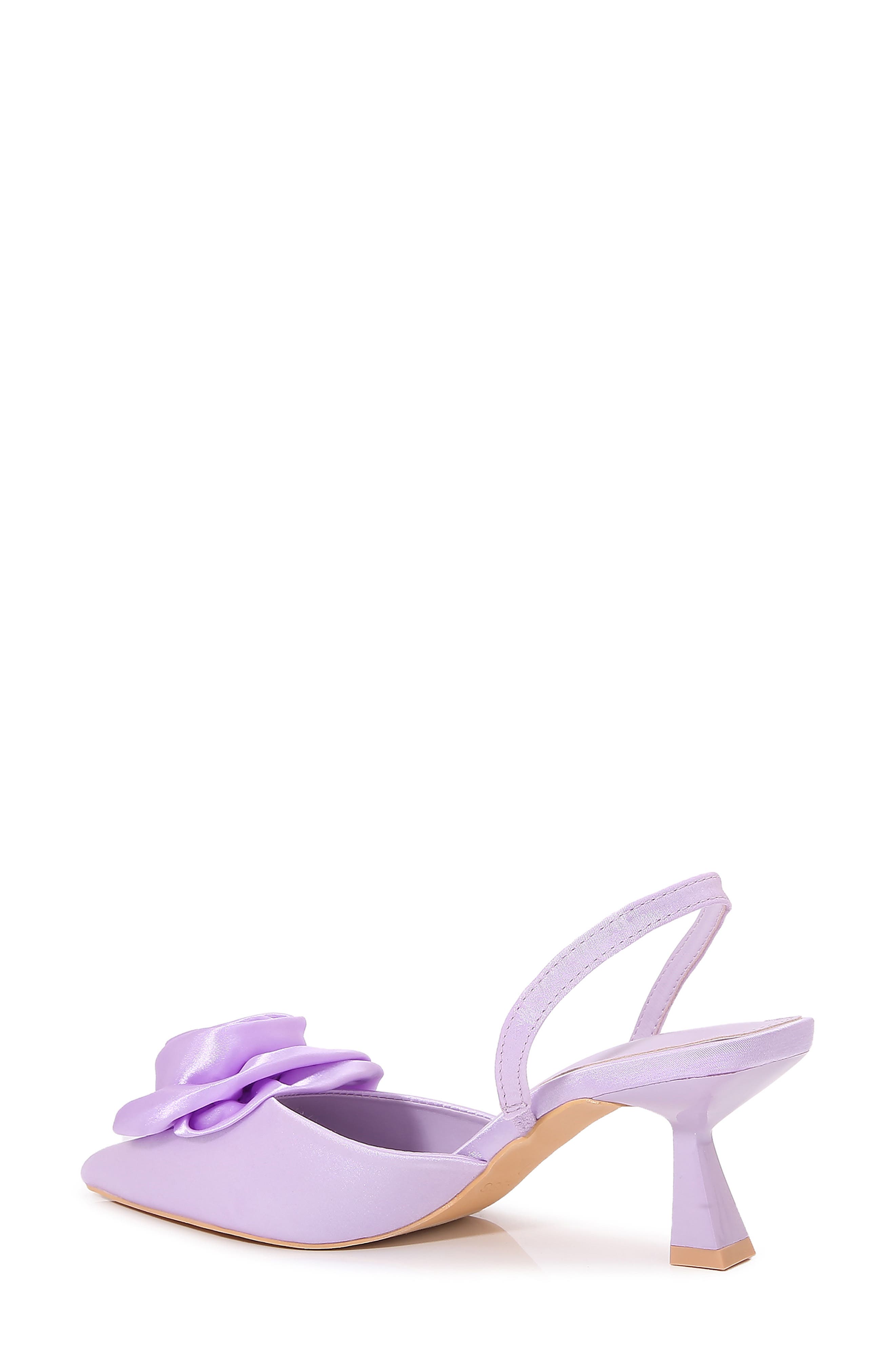 BERNESS Camellia Flower Slingback Pump, Alternate, color, Purple
