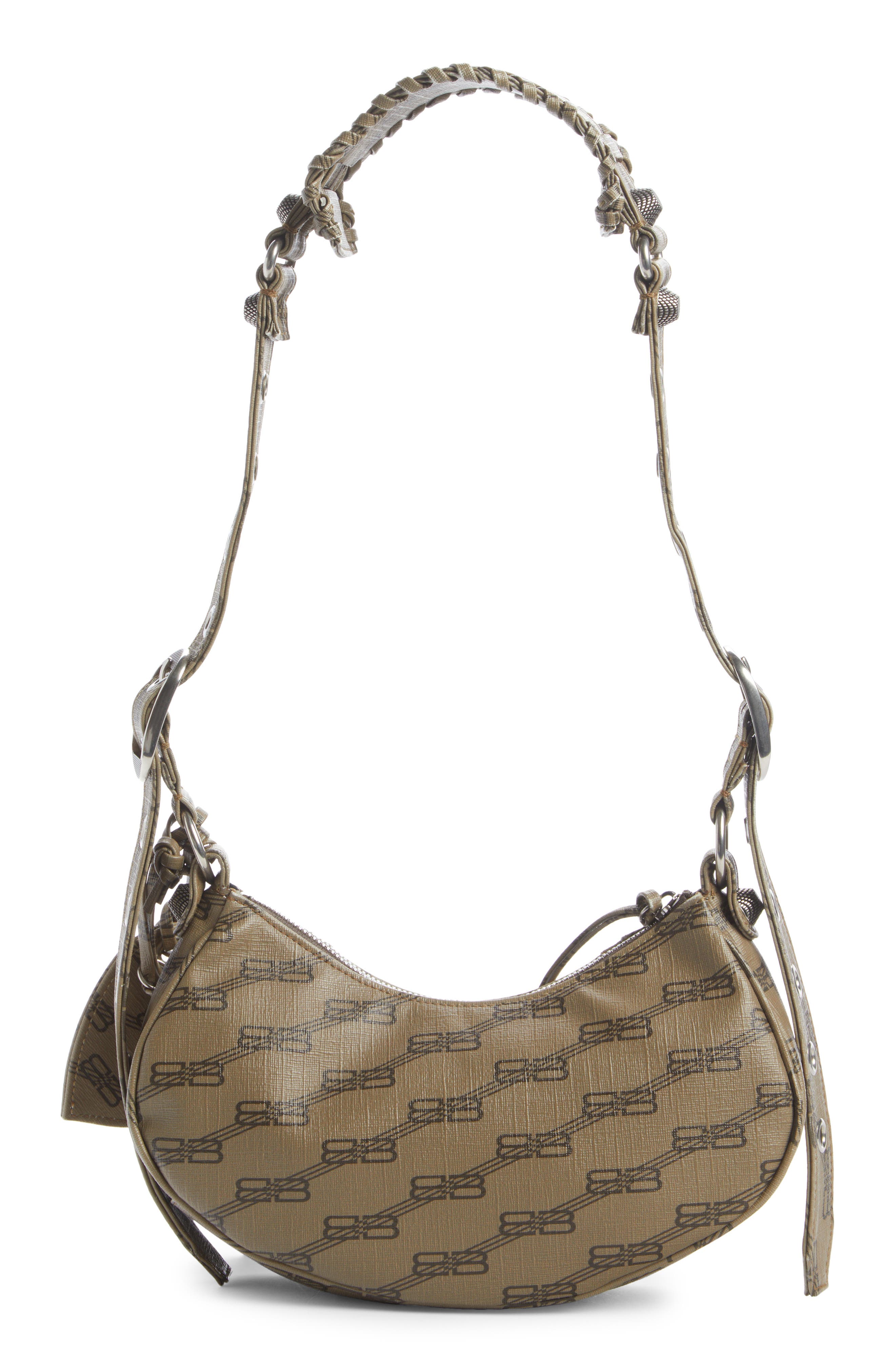 Balenciaga Extra Small License Logo Le Cagole Shoulder Bag, Alternate, color, 